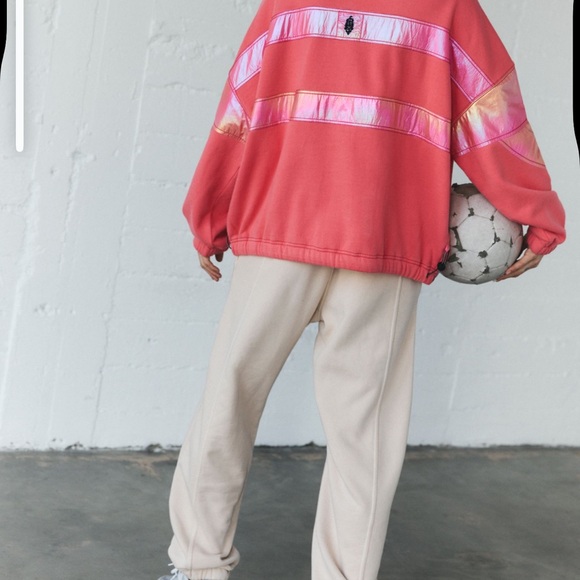 NWT FP Movement Free People  Away We Go half zip Sz M $128 - Picture 3 of 12